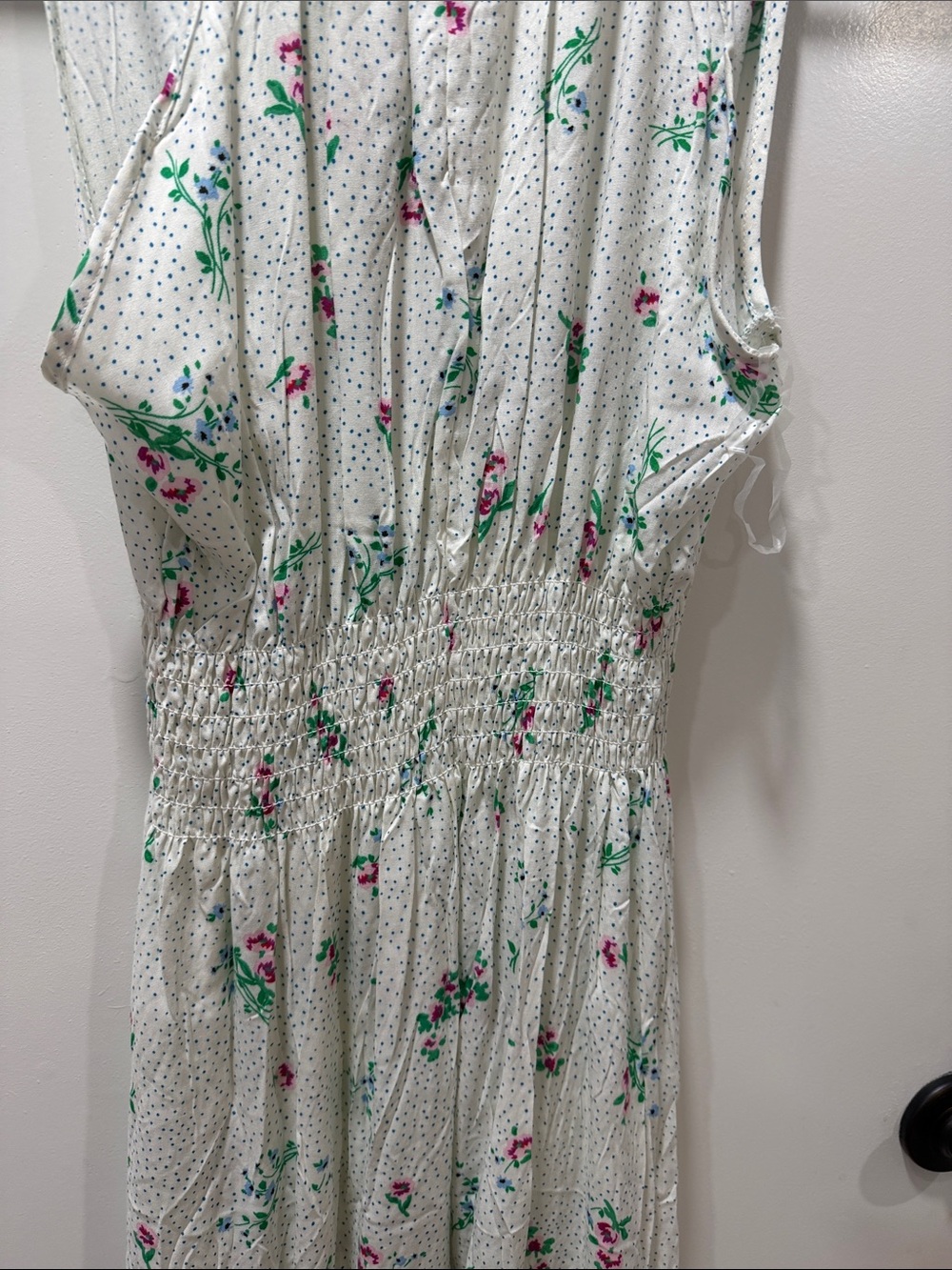 Seven Islands White Floral Sleeveless Summer Dress - Picture 8 of 12